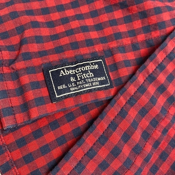 🔥 5/$25 Abercrombie & Fitch Super Slim Flannel XS - Picture 7 of 10